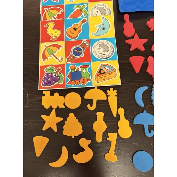 Discovery Toys Shape Of Things Vintage Game 1990 Grab Bag Shape Lotto Game 3+ - Picture 3 of 8